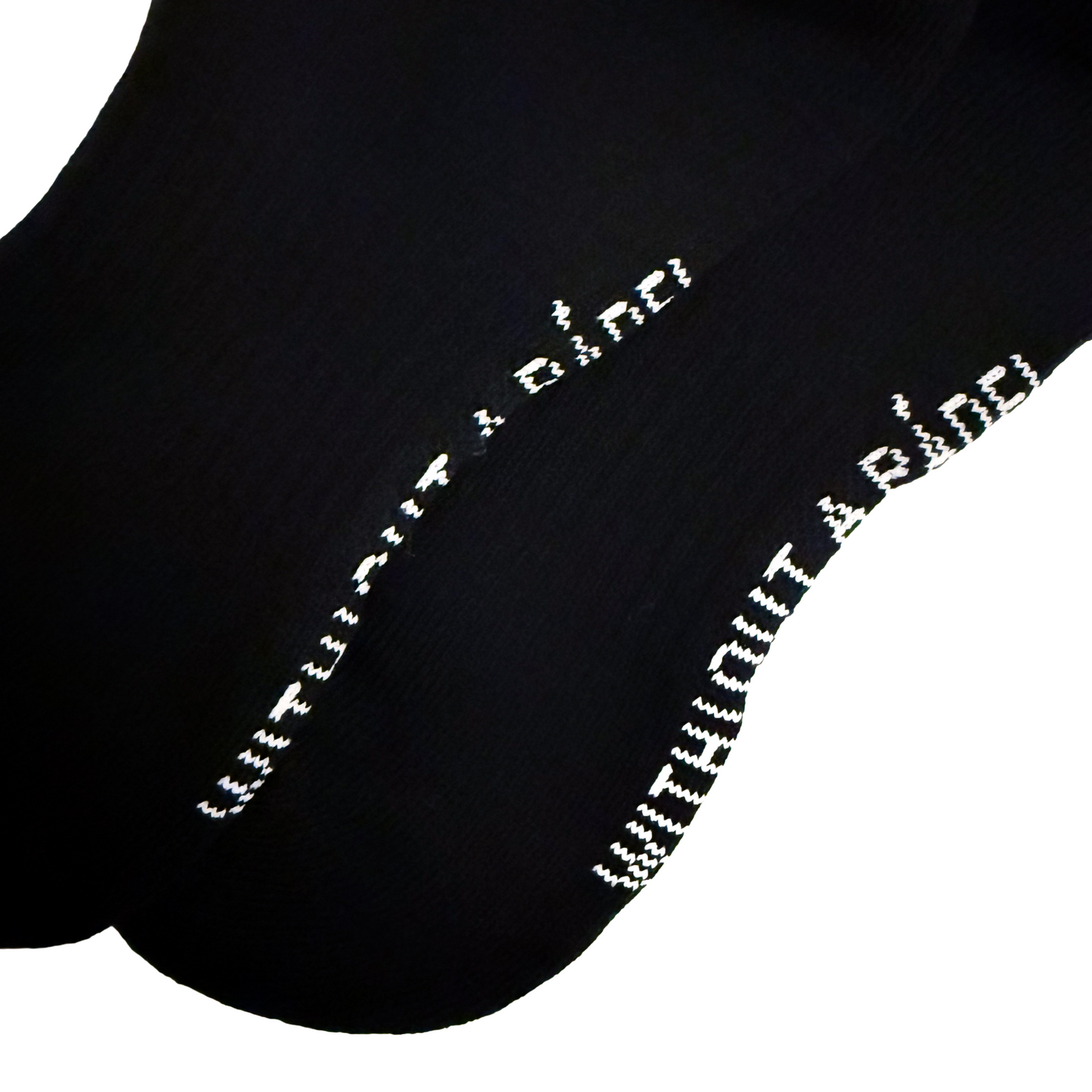 Without a Padel™ Unisex Black Padel Crew Socks