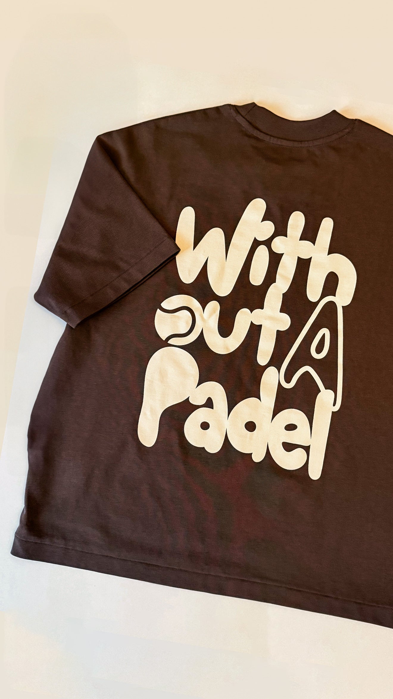 Unisex Boxy Mocha Padel T