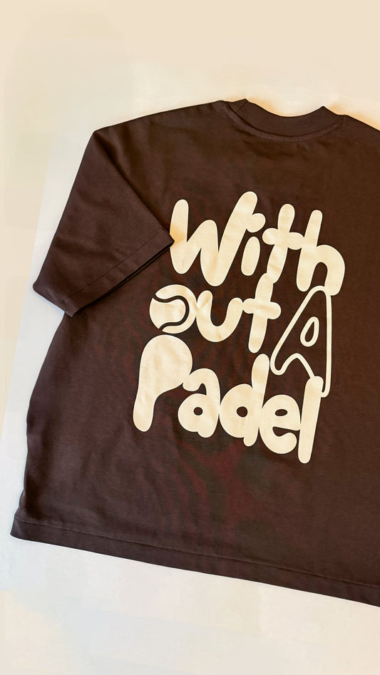 Unisex Boxy Mocha Padel T