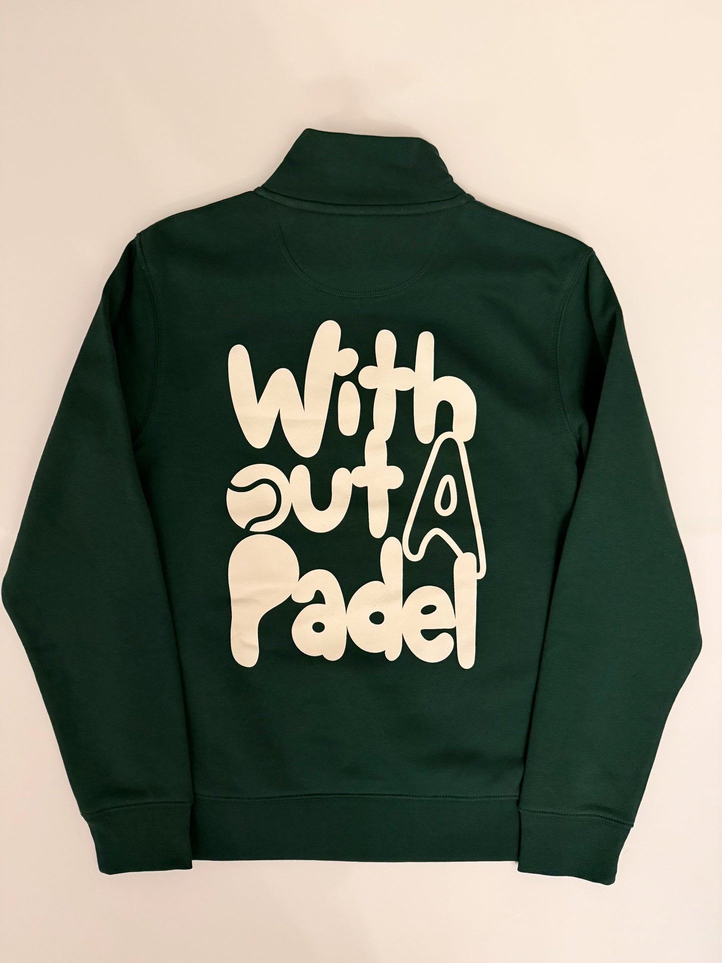Unisex Varsity Green Padel  Q-Zip