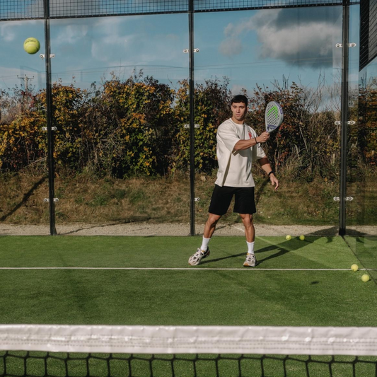 Without a Padel™ Unisex Classic Cream Boxy Padel T-Shirt