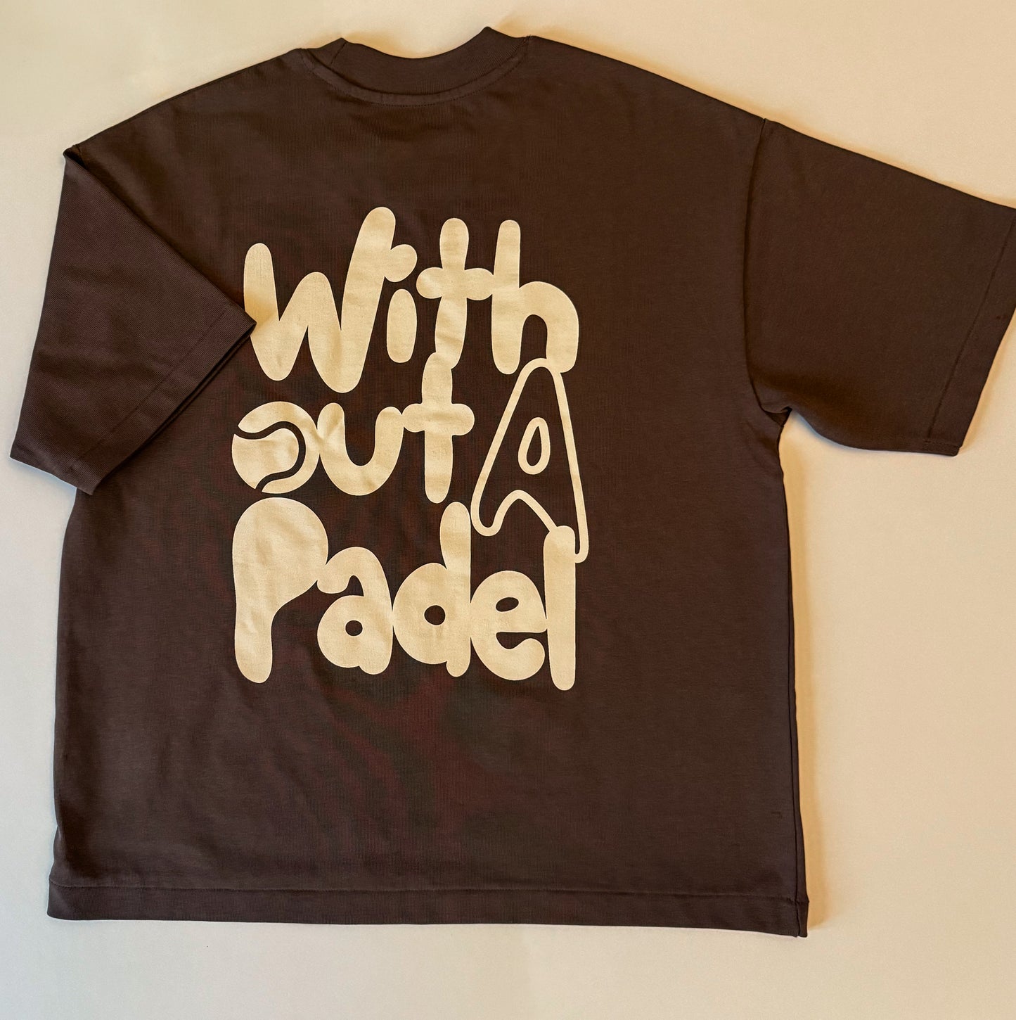 Unisex Boxy Mocha Padel T