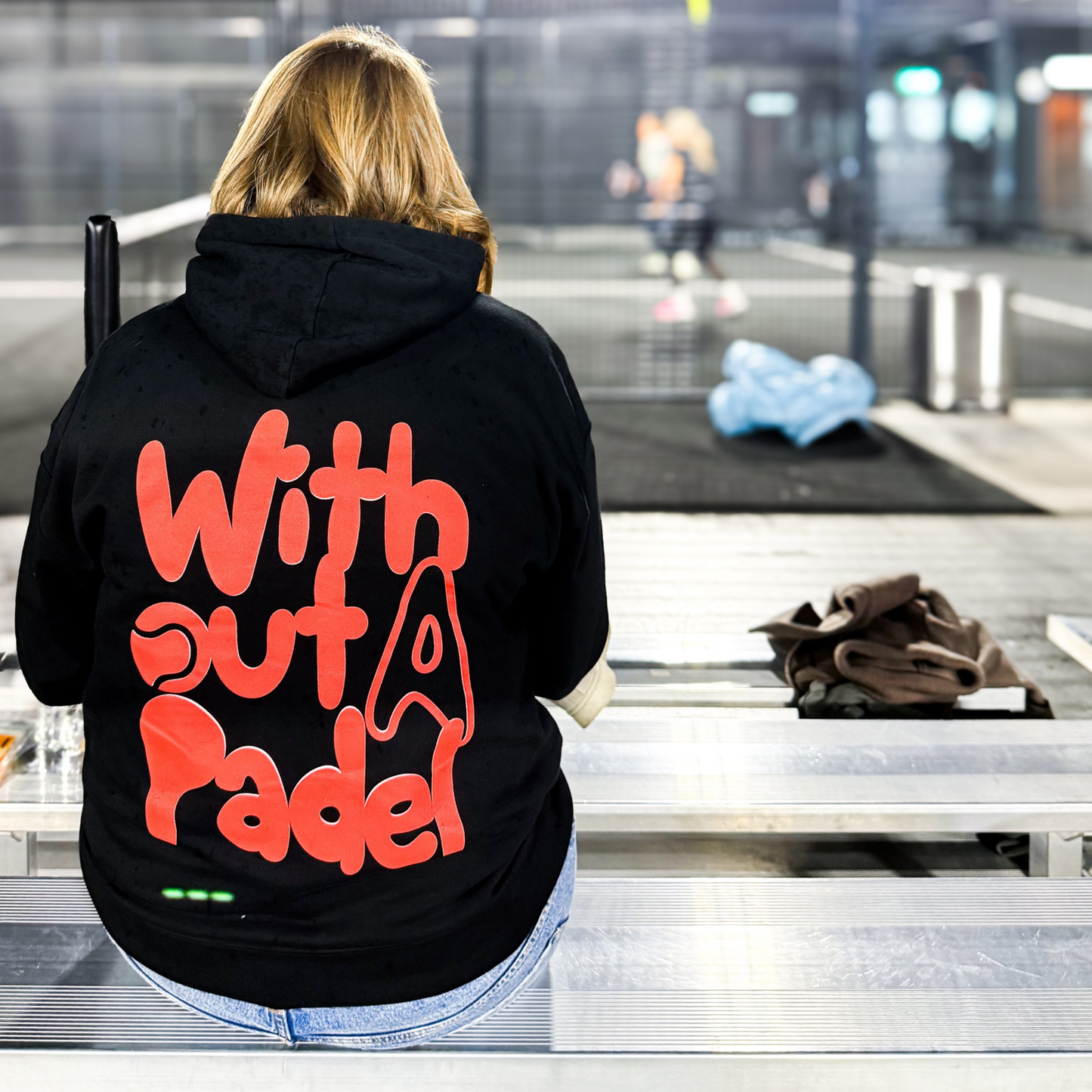 Unisex Black Padel Hood