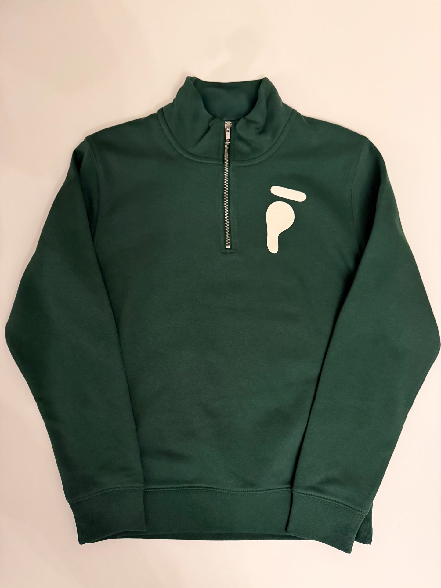 Unisex Varsity Green Padel  Q-Zip