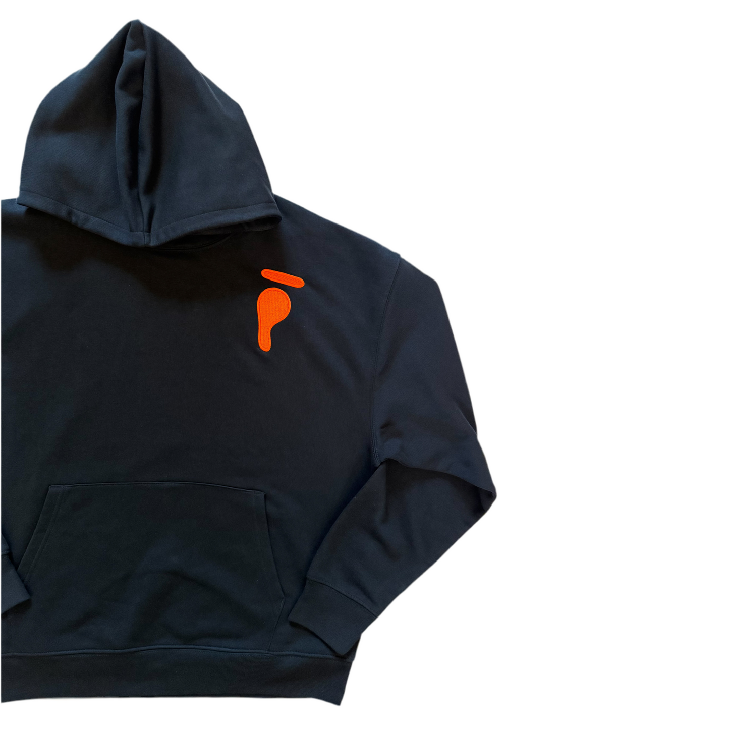Without a Padel™ Unisex Black Embroidered Padel Hoodie
