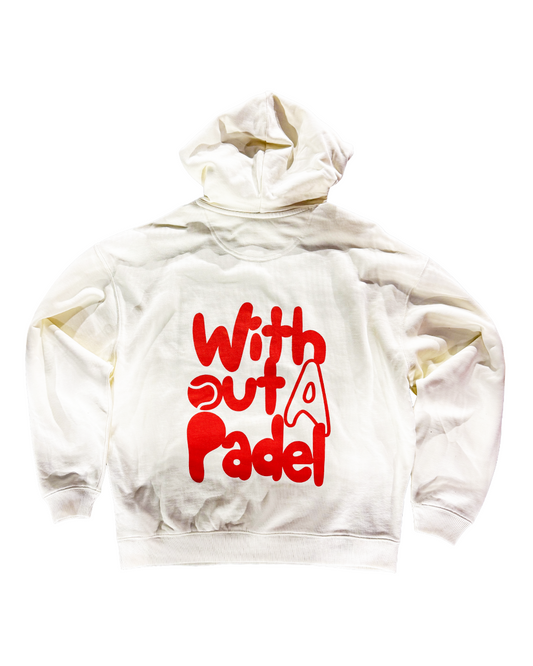 Without a Padel™ Unisex Classic Cream Padel Oversized Hoodie