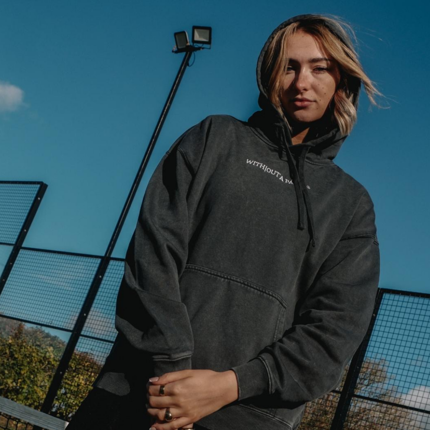 Without a Padel™ Unisex Vintage Padel Hoodie