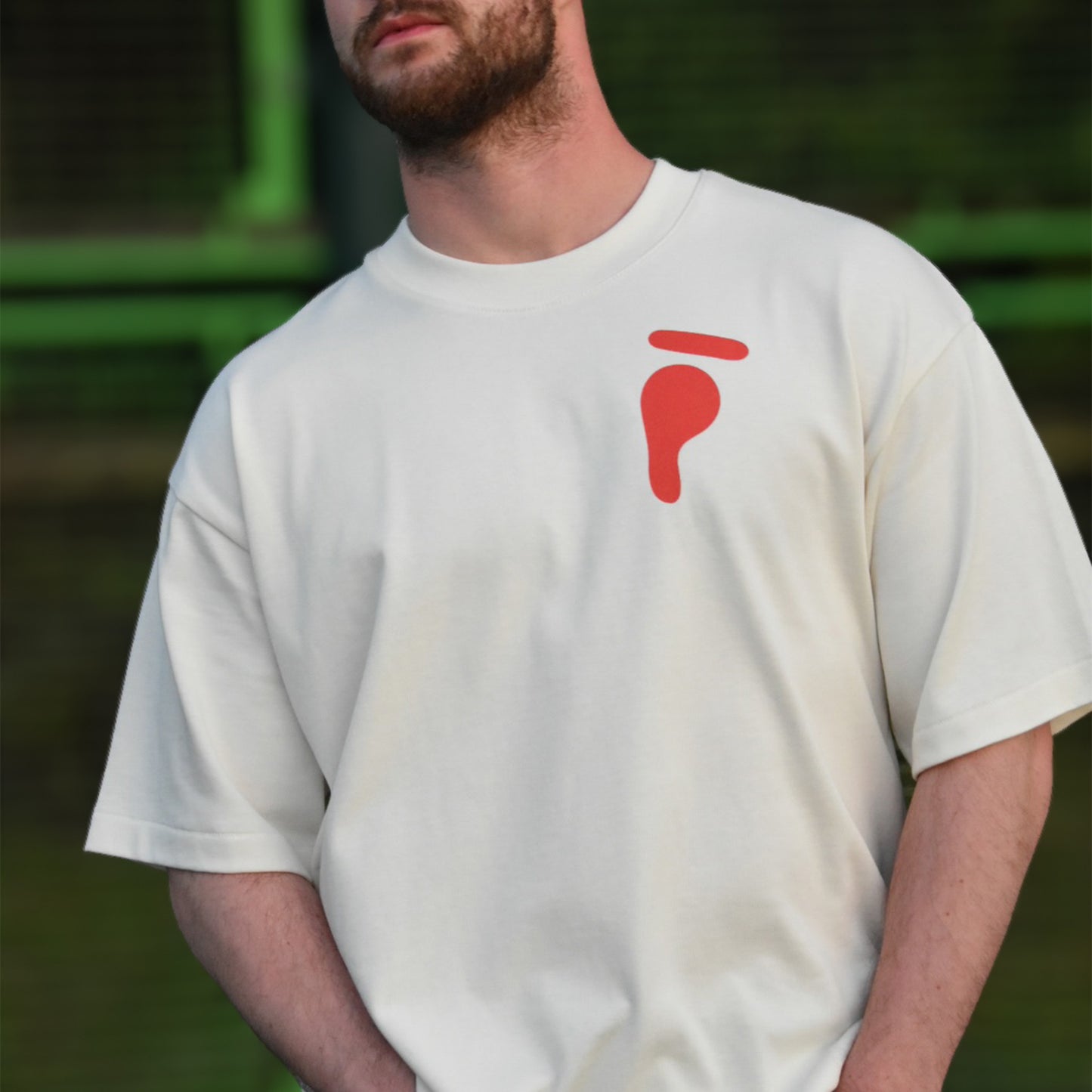 Without a Padel™ Unisex Classic Cream Boxy Padel T-Shirt